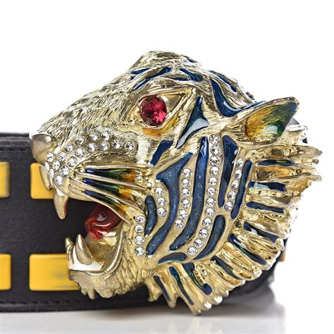 gucci belt tiger head men|Gucci tiger head belt kit.